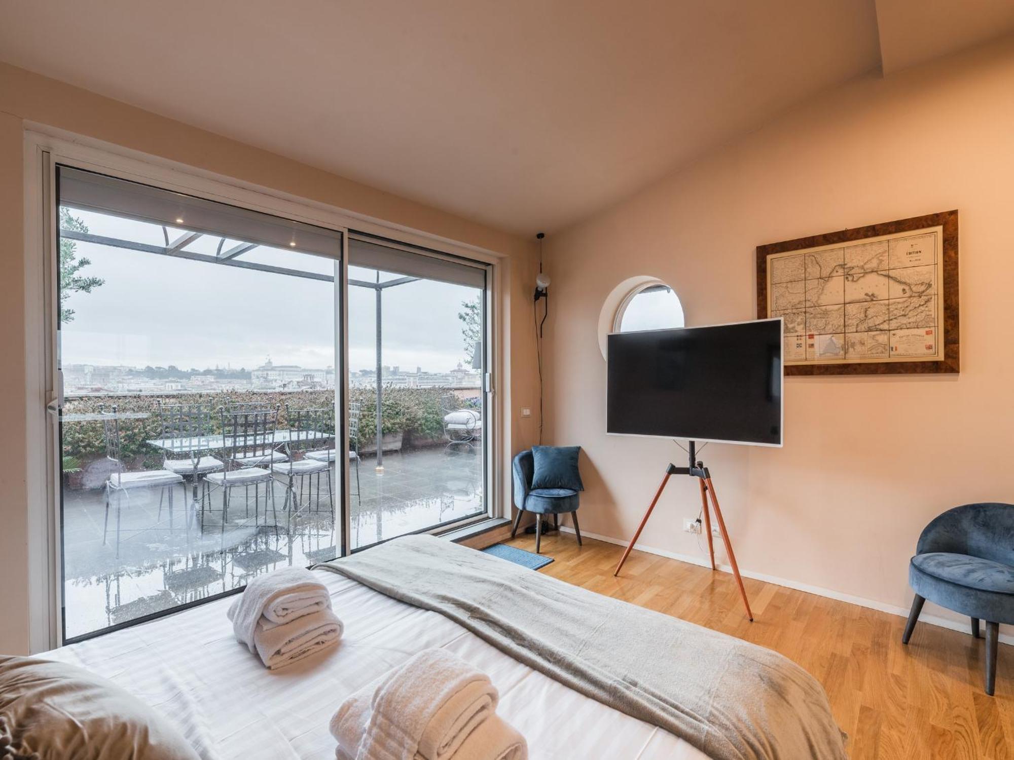 The Best Rent - Spacious Apartment With Terraces With Panoramic View Of Roma Dış mekan fotoğraf